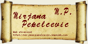 Mirjana Pepelčević vizit kartica